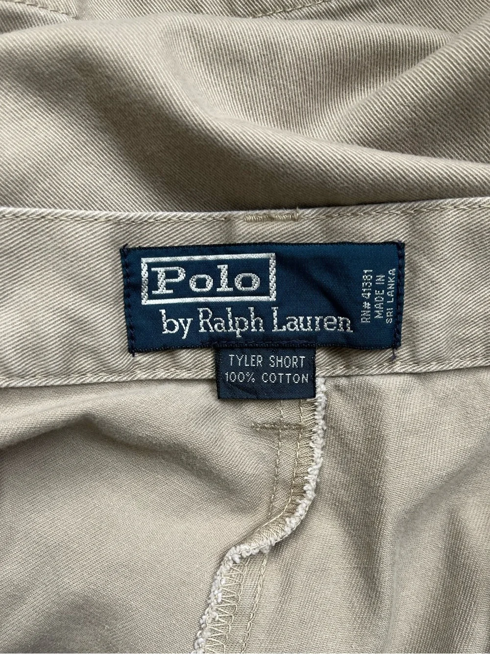 Polo Ralph Lauren Tyler short Pleated Khaki Shorts size 36
